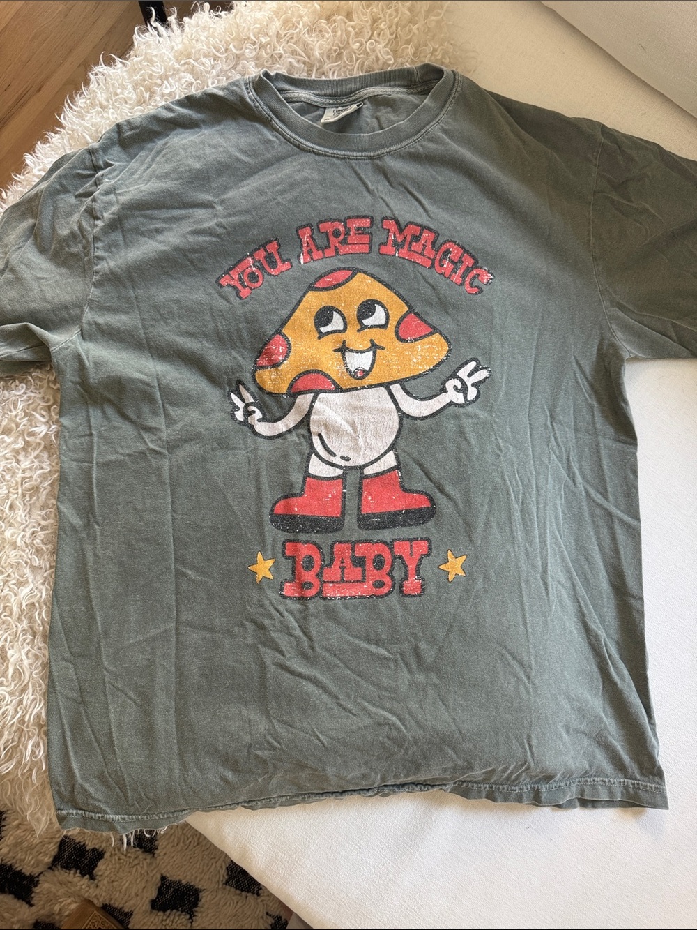Comfort Colors size XL Green “You are Magic Baby” tee shirt
